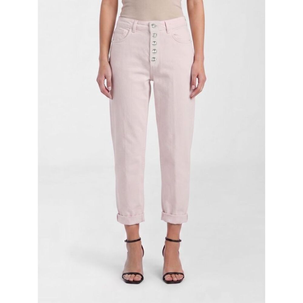 Dondup Women Cropped Fit Jeans In Cotton Denim Dondup